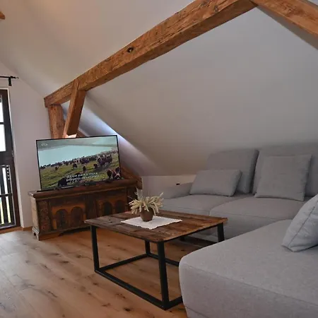 Daire Slo-etno House Gostece-vintage Apartma *